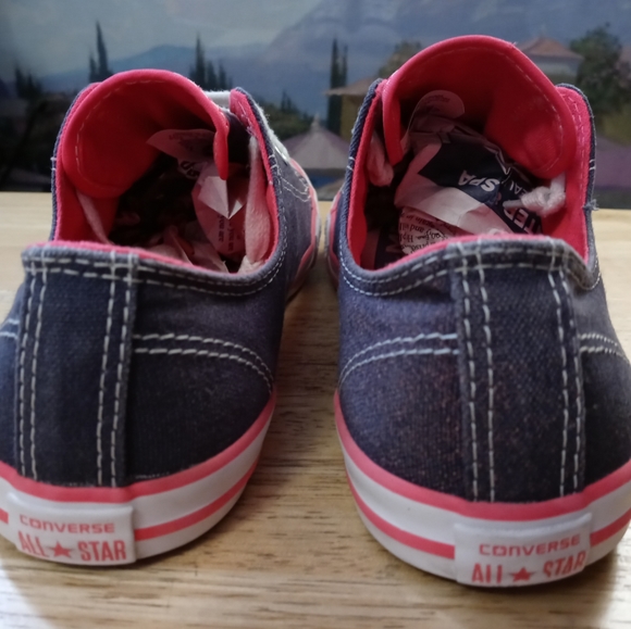 🏀😘CONVERSE ALL STAR LADY WEAR⛵SIZE 6,PINK,BLACK,WHITE COLOR.🌅 - Picture 14 of 16